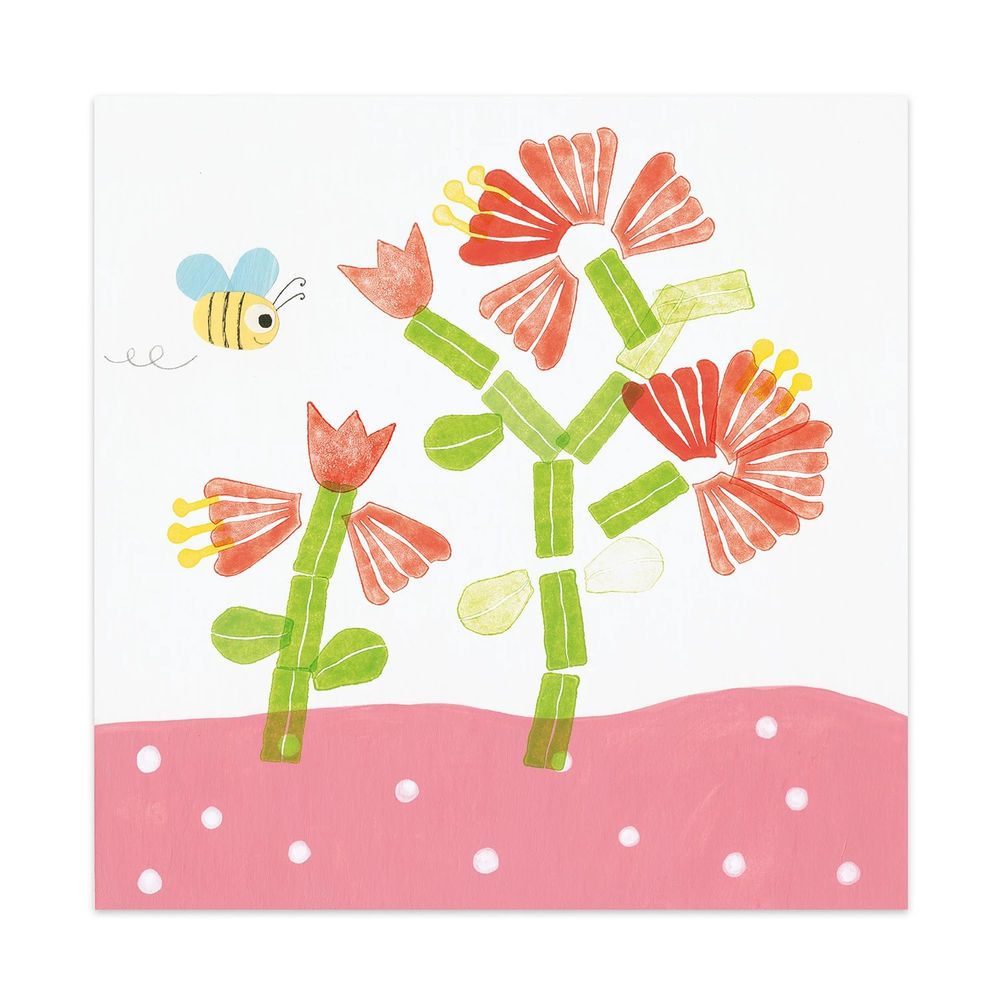 Djeco Stempelset Blumen