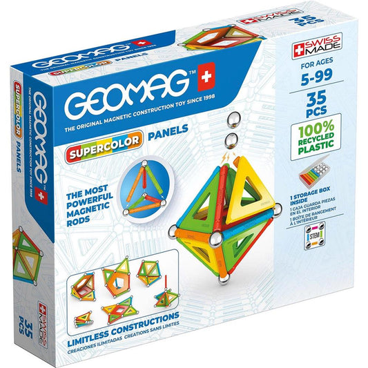 Geomag Panels GREEN line SUPERCOLOR 35 Teile