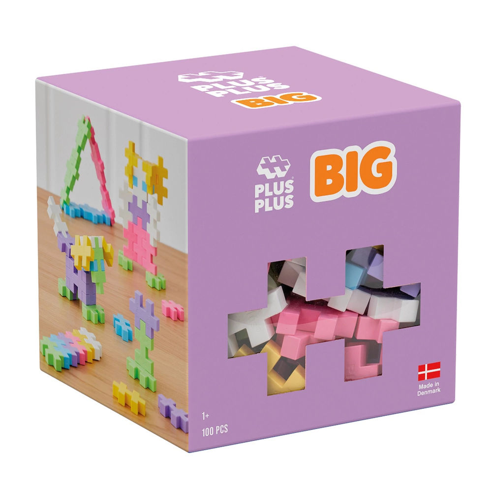 Plus-plus 100 Kreativ Bausteine BIG Pastell
