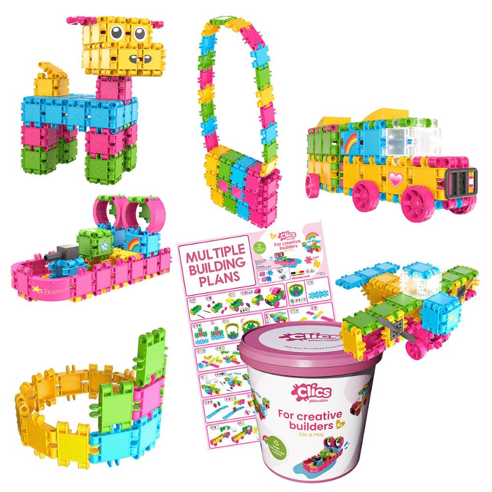 Clics Box Glitter 8 in 1, 175 Teile