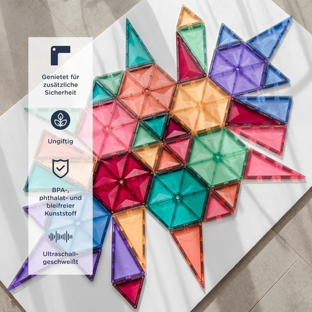 Pastell Geometrie Packung, 40-teilig