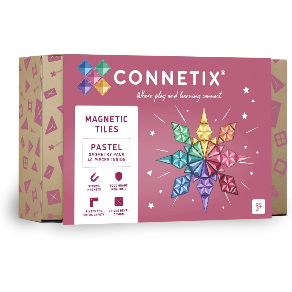 Pastell Geometrie Packung, 40-teilig