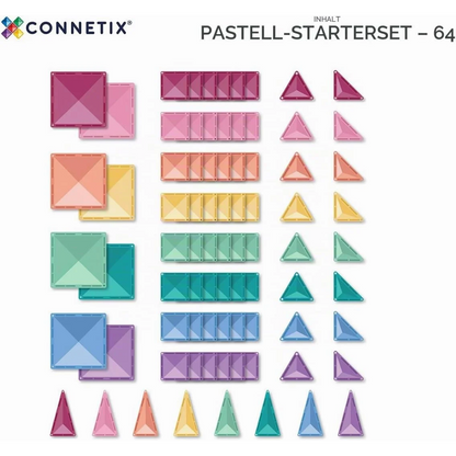 Pastell Starter Packung, 64-teilig
